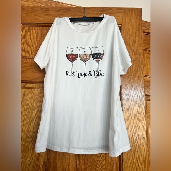Shein - July 4th Short Sleeve Shirt - Picture 1 of 3